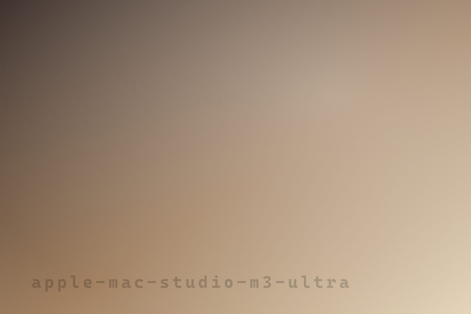 Apple Mac Studio (M3 Ultra)